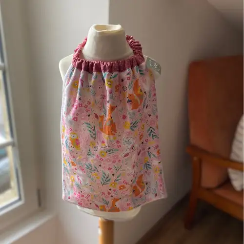 Serviette de Cantine Ecureuil Rose