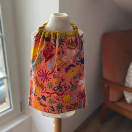 Serviette de Cantine Exotique Corail