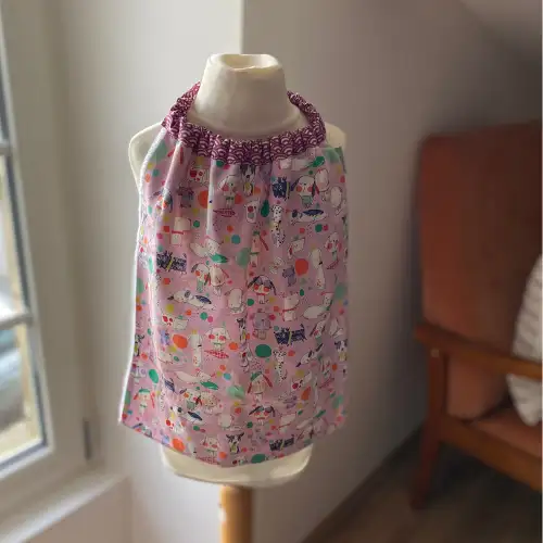 Serviette de Cantine Chien Pink