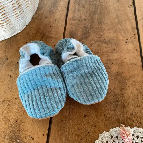 Chausson souple Céladon