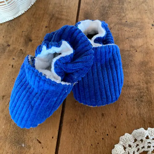 Chausson souple Bleu Roi