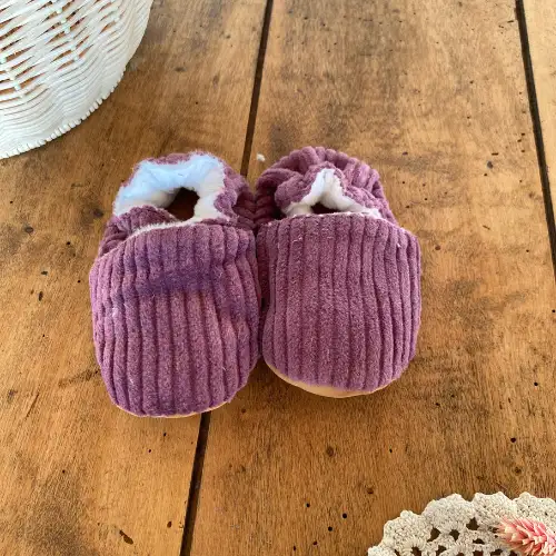 Chausson souple Mauve