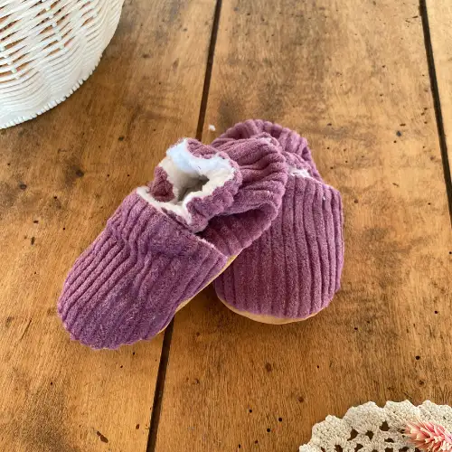 Chausson souple Mauve