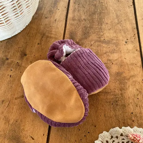 Chausson souple Mauve