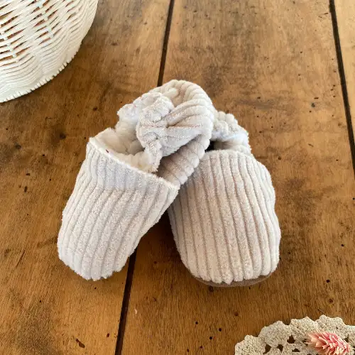 Chausson souple Beige