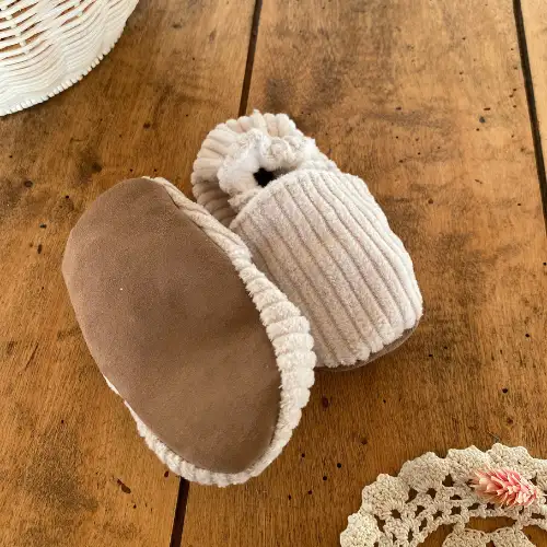 Chausson souple Beige