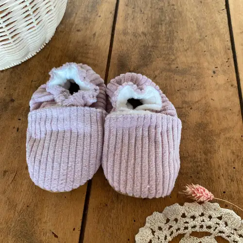 Chausson souple Rose pâle