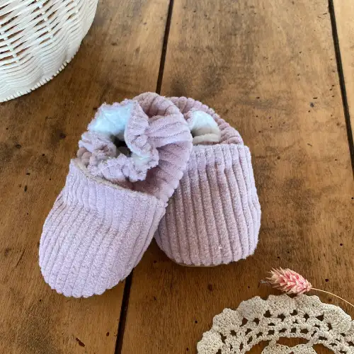 Chausson souple Rose pâle