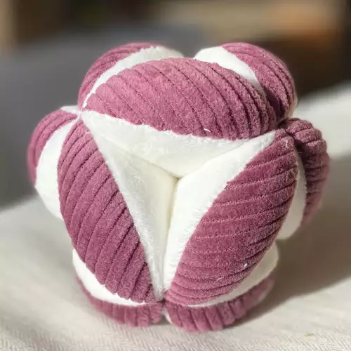 Balle de préhension Velours Côtelés – Violine