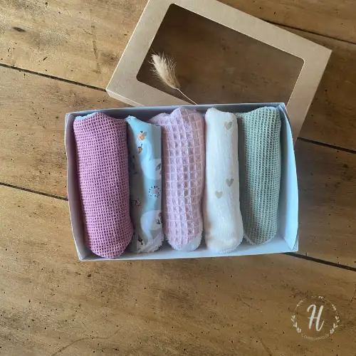 Coffret 5 Bavoirs Bandana