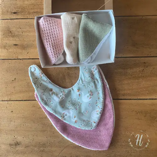 Coffret 5 Bavoirs Bandana