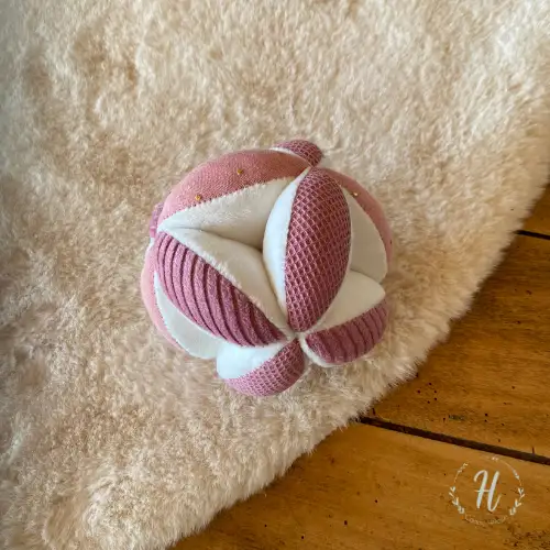 Balle de préhension Rose